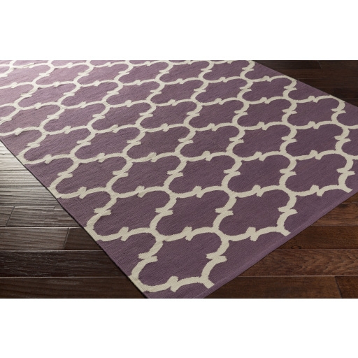 Vogue Purple Indoor 9' x 12' Handmade Rug - Image 1