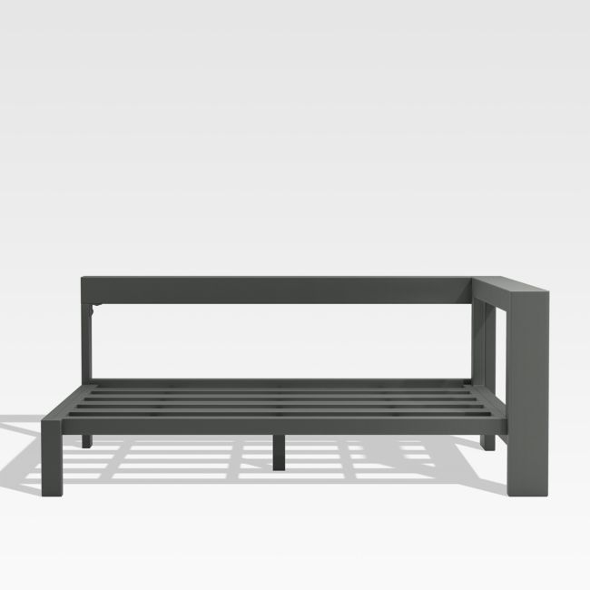 Walker Right Arm Metal Outdoor Loveseat Frame - Image 0