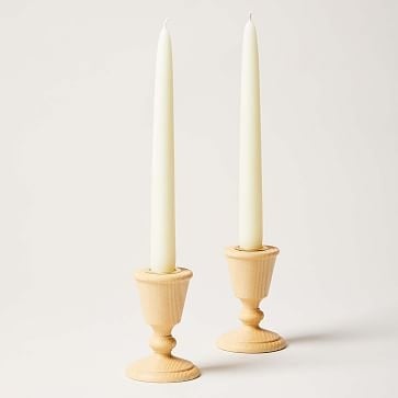 Countryman Candlesticks Pair, Gray Set Of 2 - Image 2