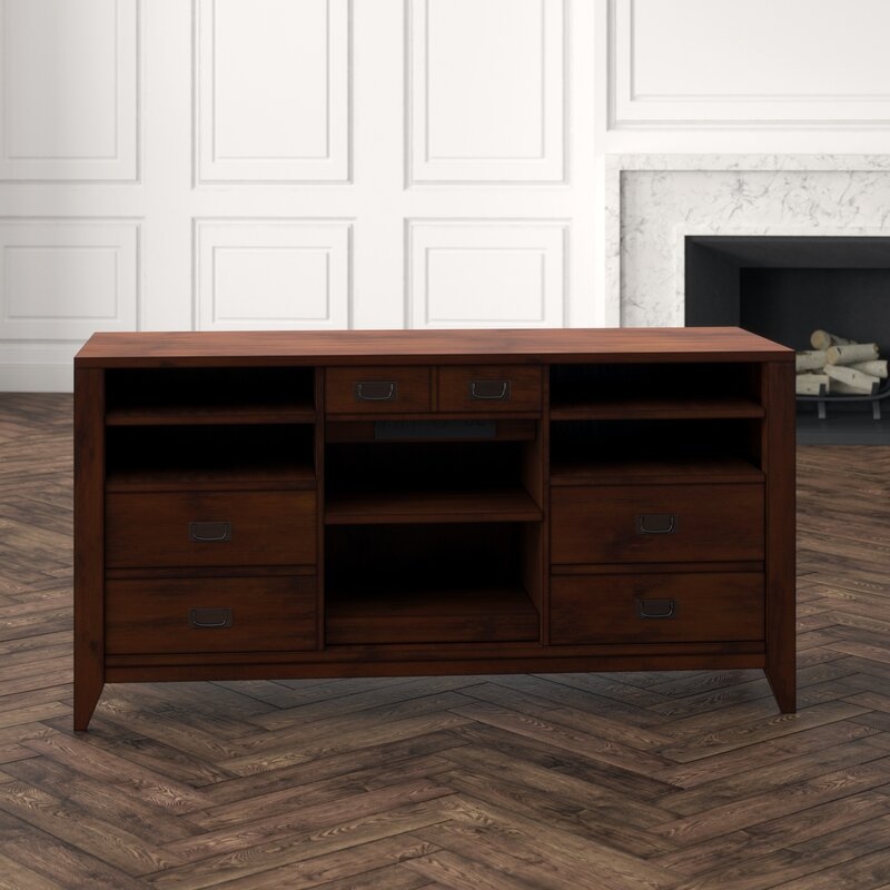 Danforth Solid Wood Credenza Desk - Image 0