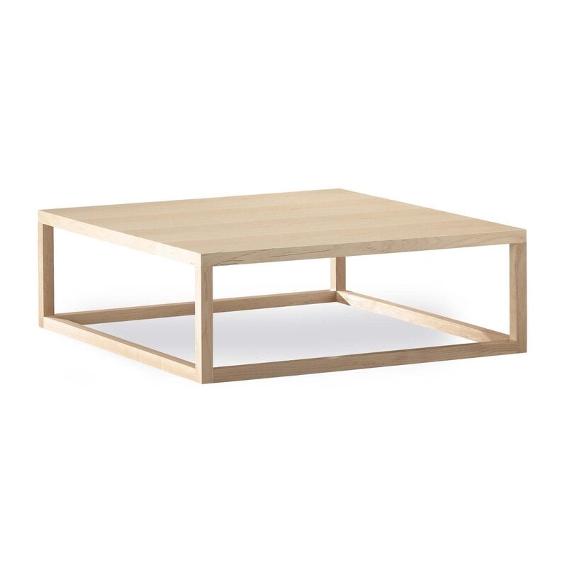 Cabot Wrenn Frameworks Solid Wood Coffee Table Color: Light Maple - Image 0
