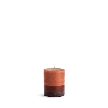 Pillar Candle, Wax, Patchouli Sandalwood, 3"x3" - Image 1