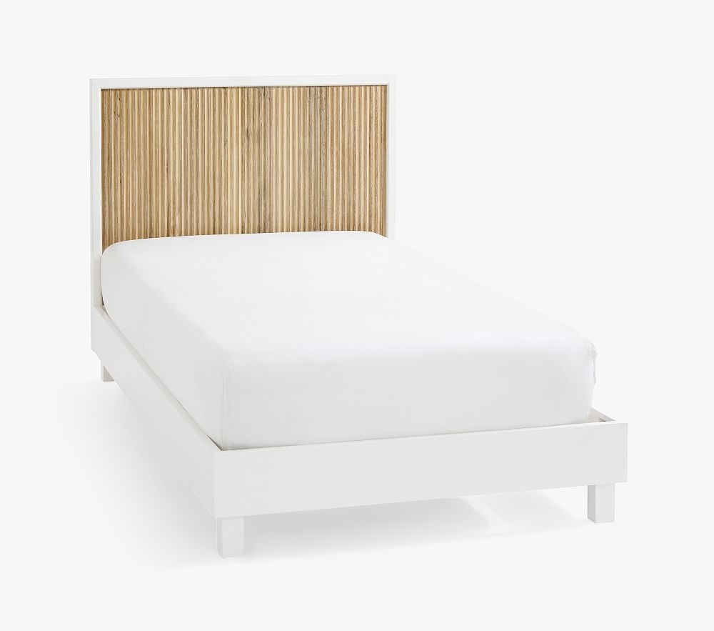 Quinn Bed, Twin Rubber Wood, - Image 0