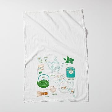 Claudia Pearson Culinary Tea Towels, Tea - Image 0