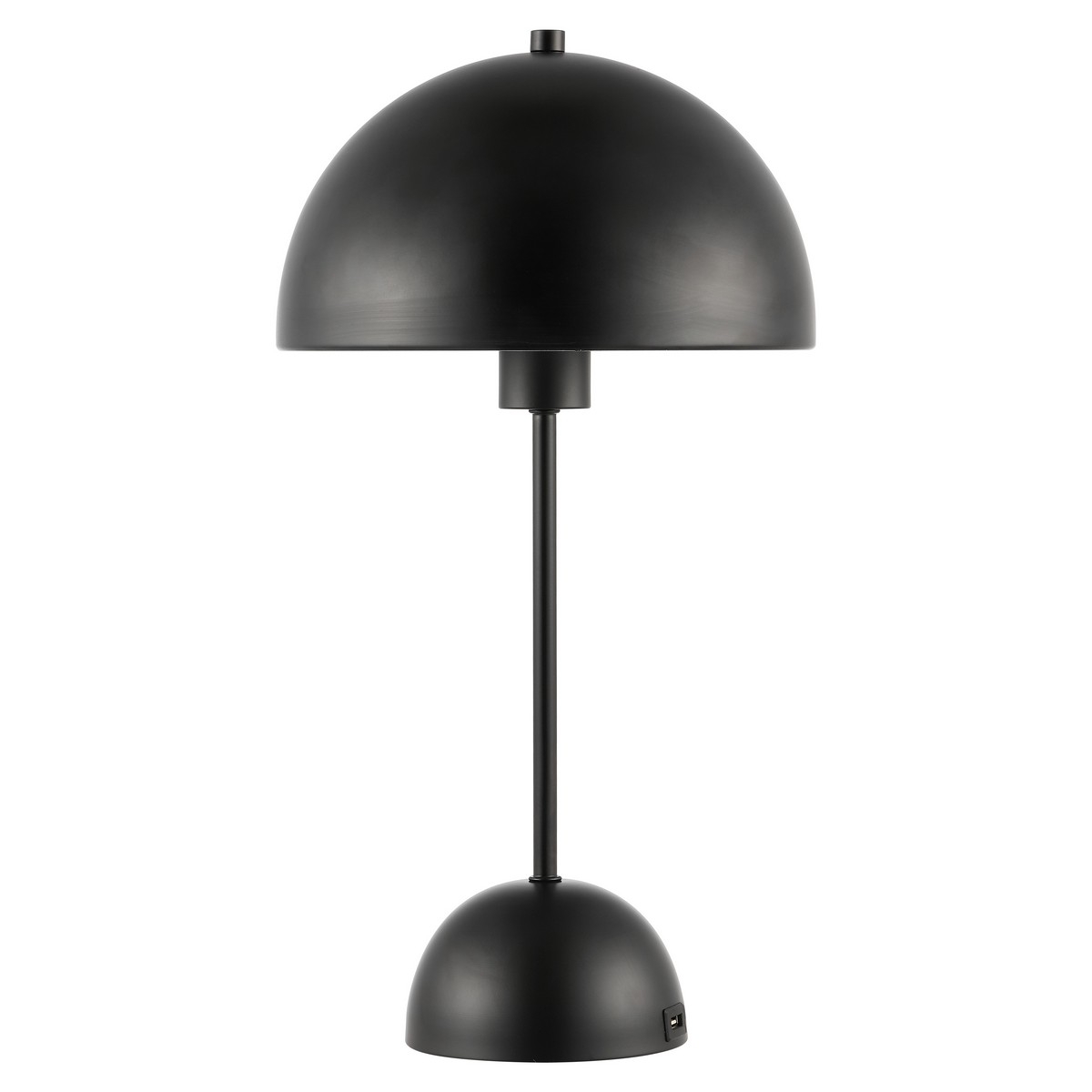Ixora 17.75" Table Lamp W/Usb - Black - Image 0