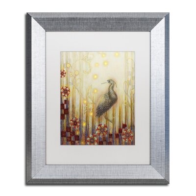 Wondrous Evening Heron by Rachel Paxton Framed Graphic Art - Image 0