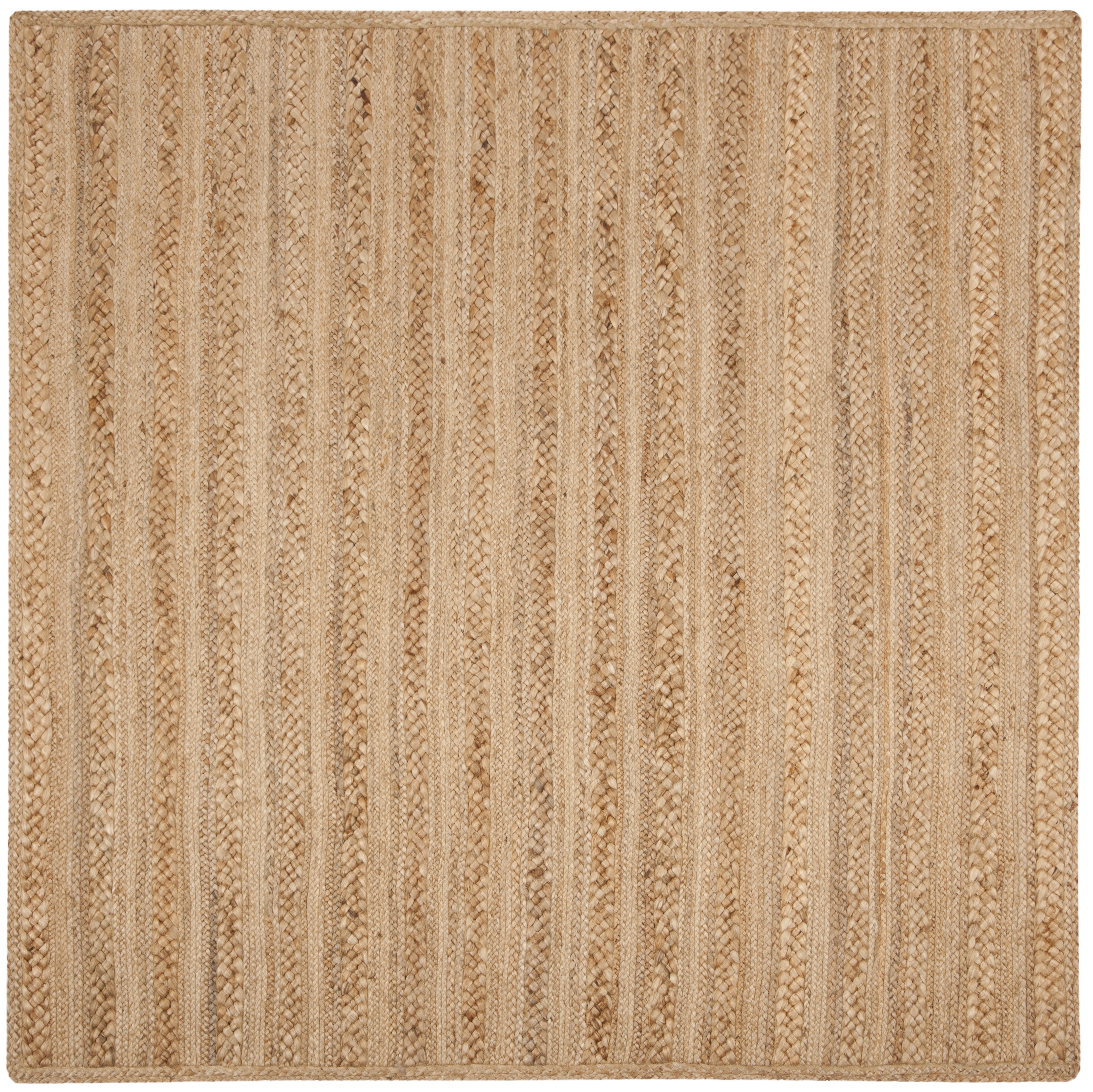 Arlo Home Hand Woven Area Rug, NF871A, Natural,  6' X 6' Square - Image 0