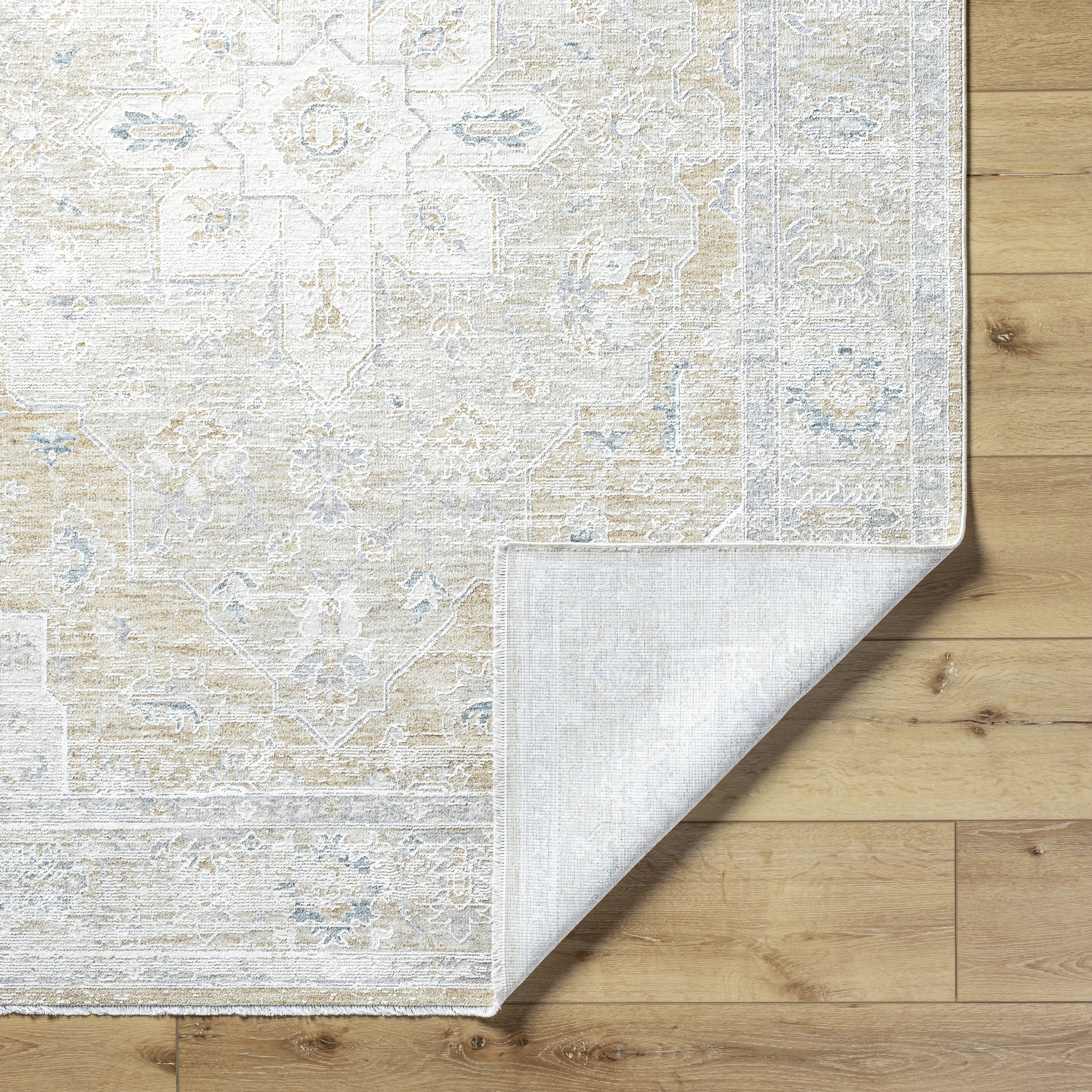 Livabliss Emory Beige Indoor 2'7" x 7'10" Machine Woven Rug - Image 3