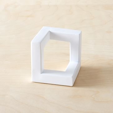 Cast Metal Cube Object, Large-Individual - Image 1