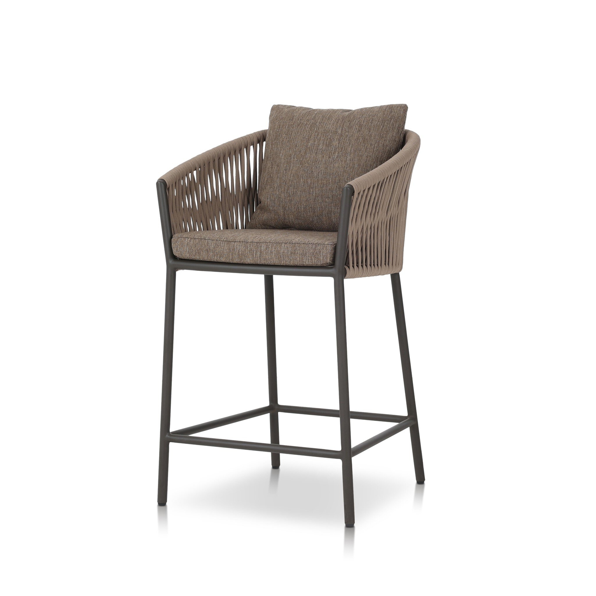 Porto Outdoor Bar & Counter Stool - Ellor Brown - Image 1