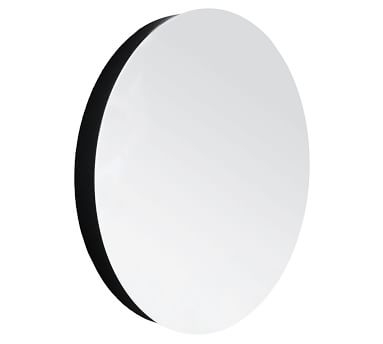 Rilen 22" Diameter Mirror, Midnight Oak - Image 3
