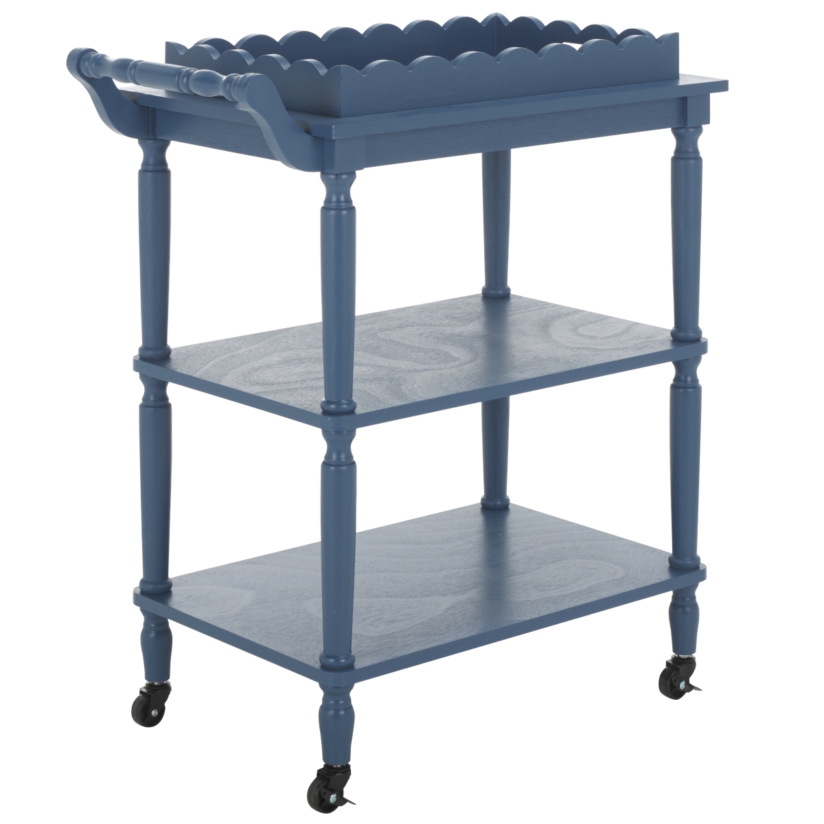 Haven 3 Tier Dining Cart - Blue - Image 8