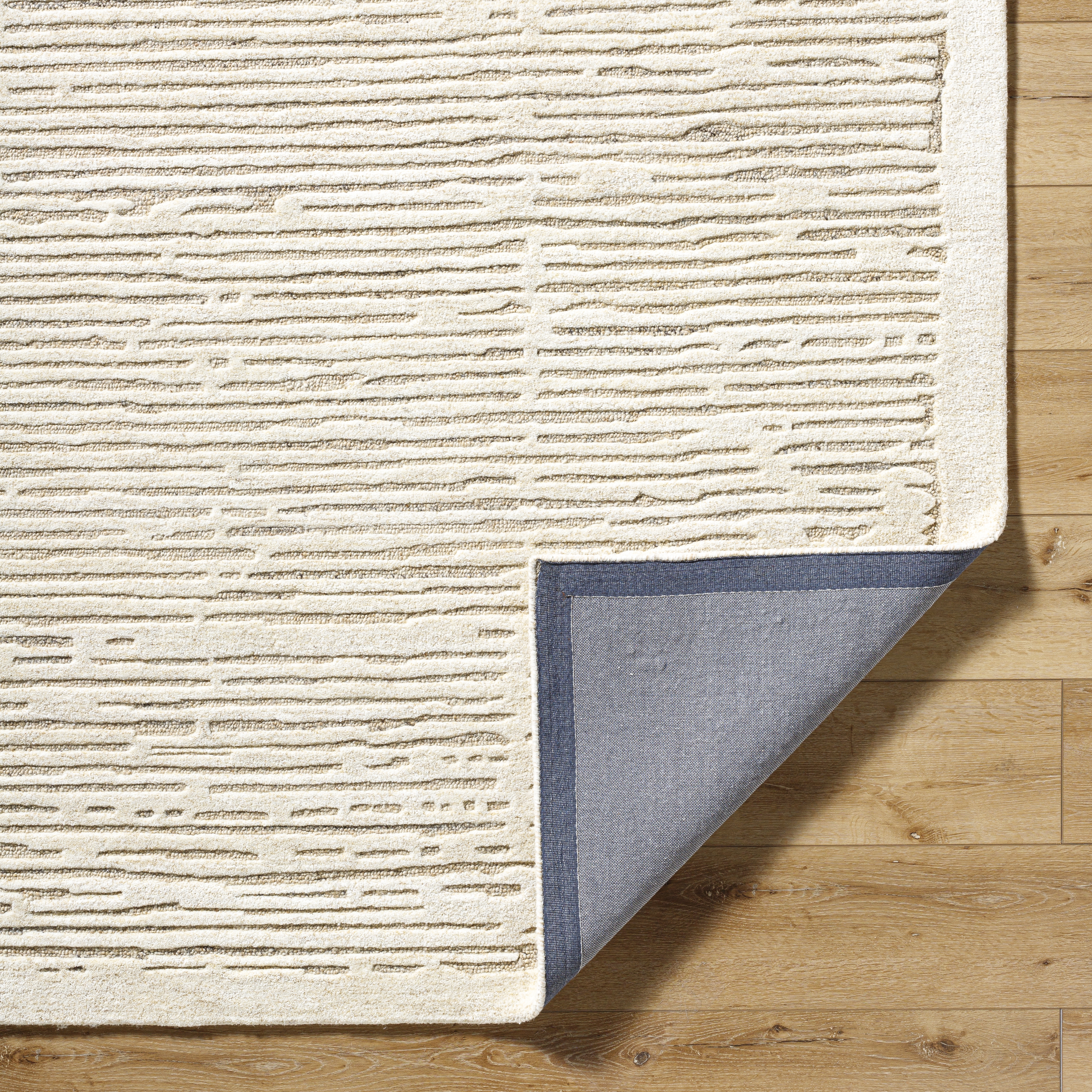 Brook Beige Indoor 8' x 10' Handmade Rug - Image 4