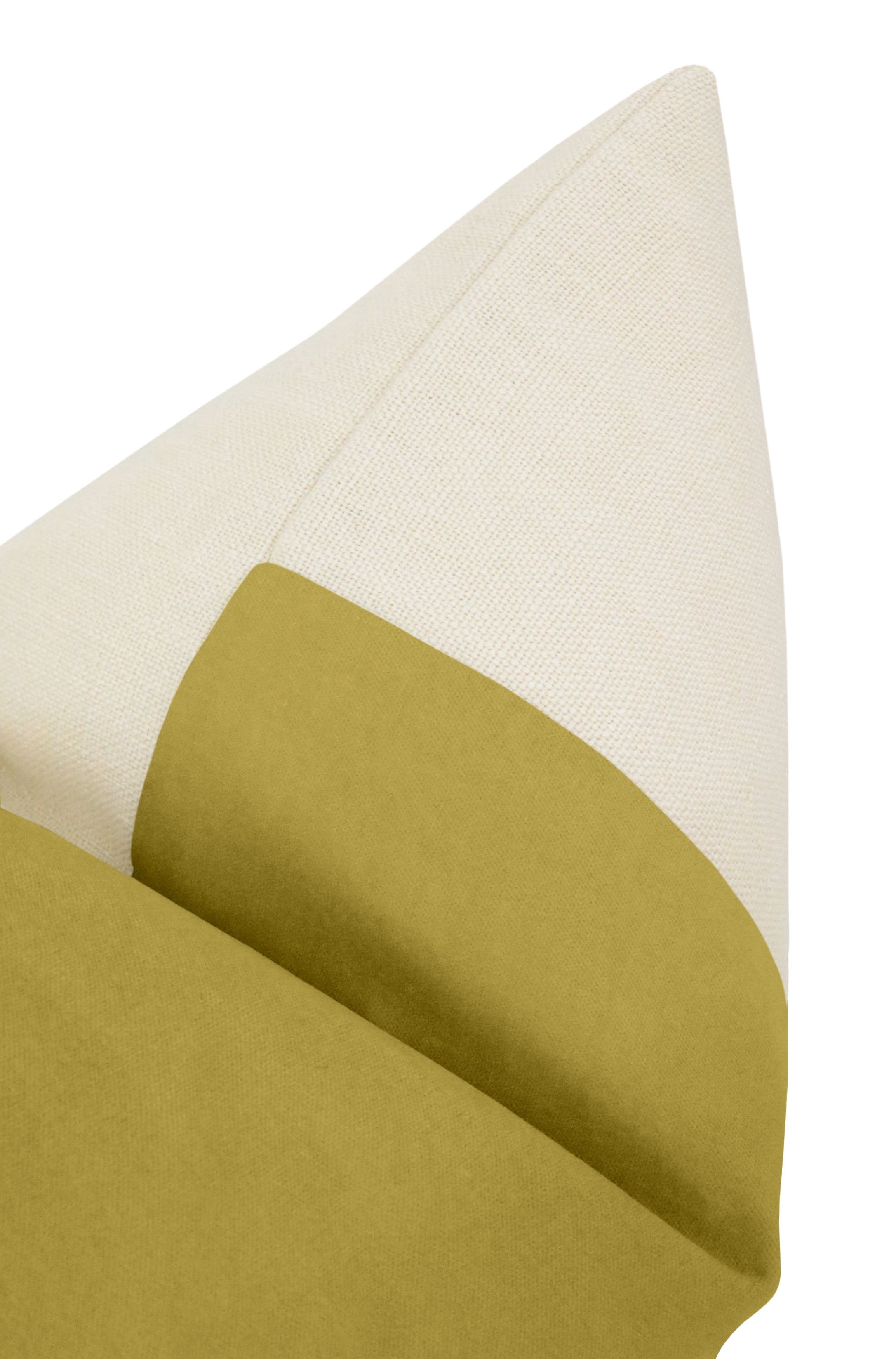 FINAL SALE : PANEL :: CLASSIC VELVET // CHARTREUSE - 26" X 26" - Image 2