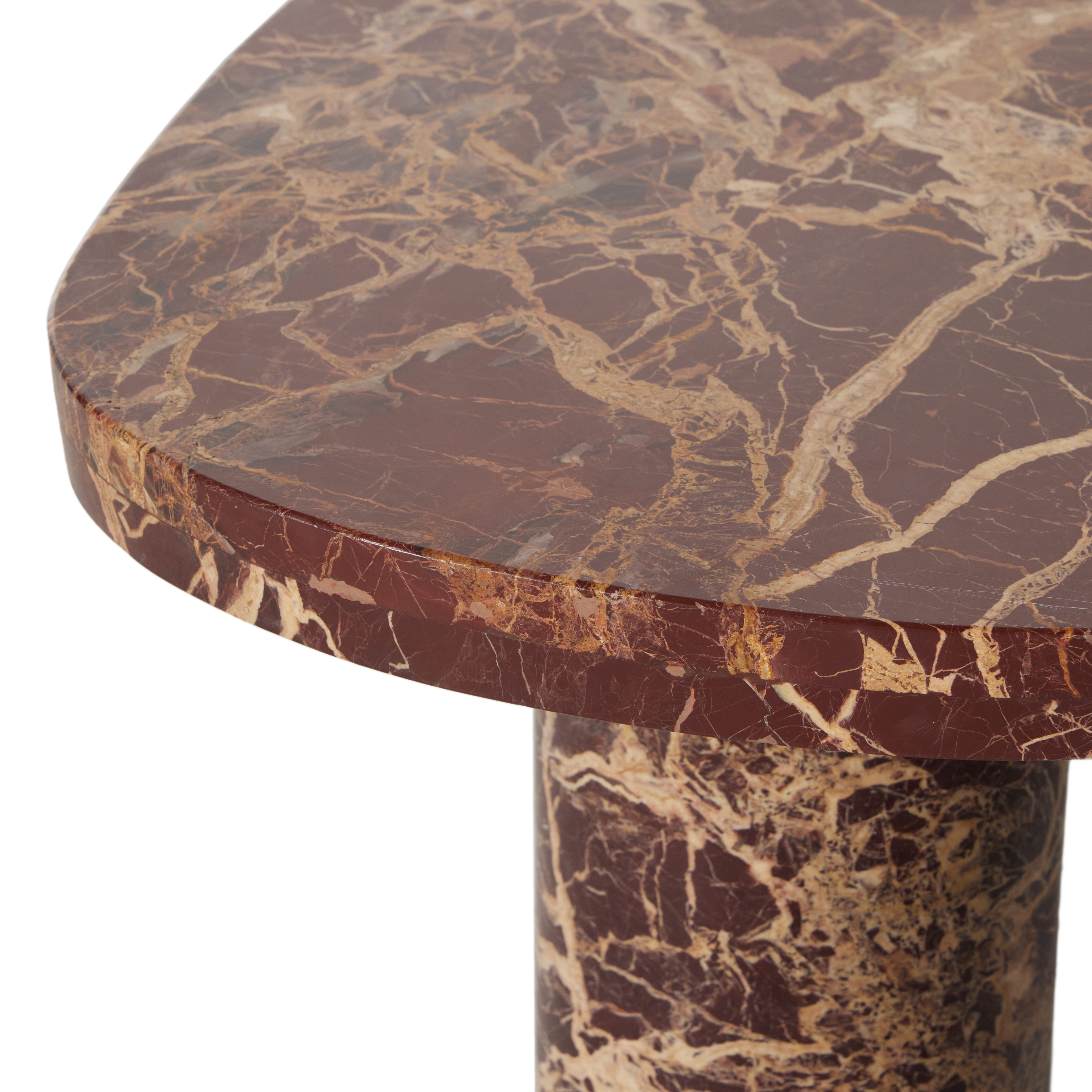 Zion Coffee Table Set-Merlot Marble - Image 6