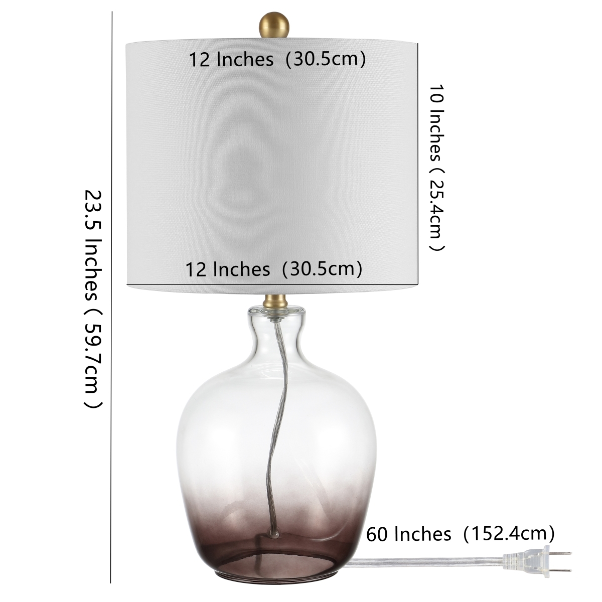 Remzi Table Lamp - Grey - Safavieh - Image 0