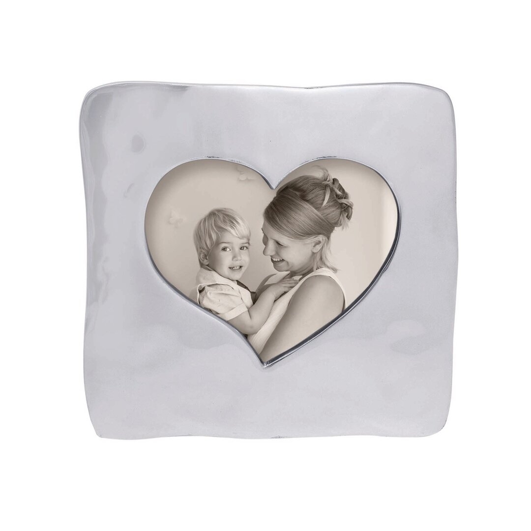 Mariposa Let's Celebrate Square Open Heart Picture Frame - Image 0