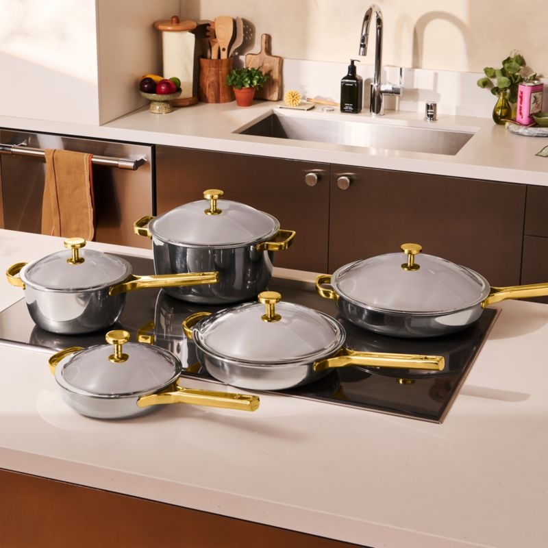 Our Place Titanium Pro Gold 10-Piece Cookware Set - Image 4