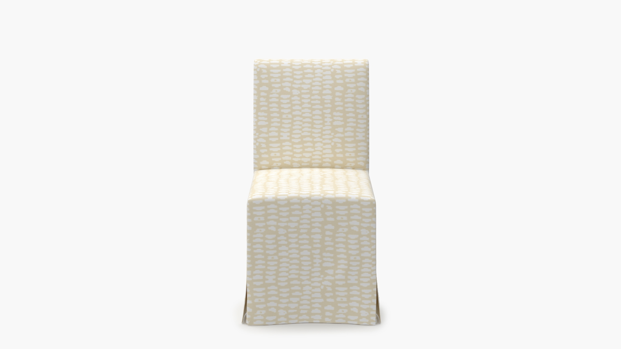 Slipcovered Signature Dining Chair, Sand Odalisque - Image 0