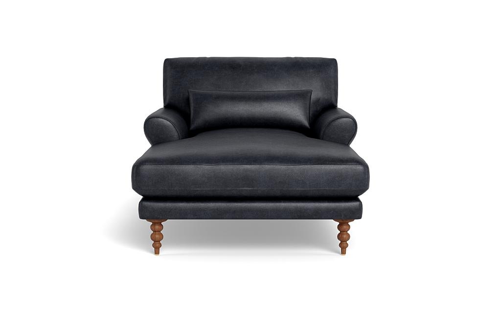 Maxwell Leather Chaise Lounge by Apartment Therapy - Image 0