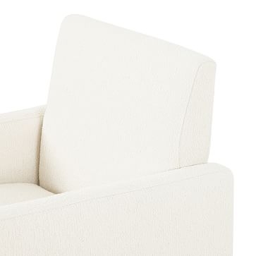 Lofted Boucle Upholstered Dining Arm Chair - Image 3