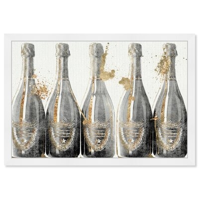 Drinks and Spirits Glam Dom Marbles Champagne - Graphic Art Print - Image 0