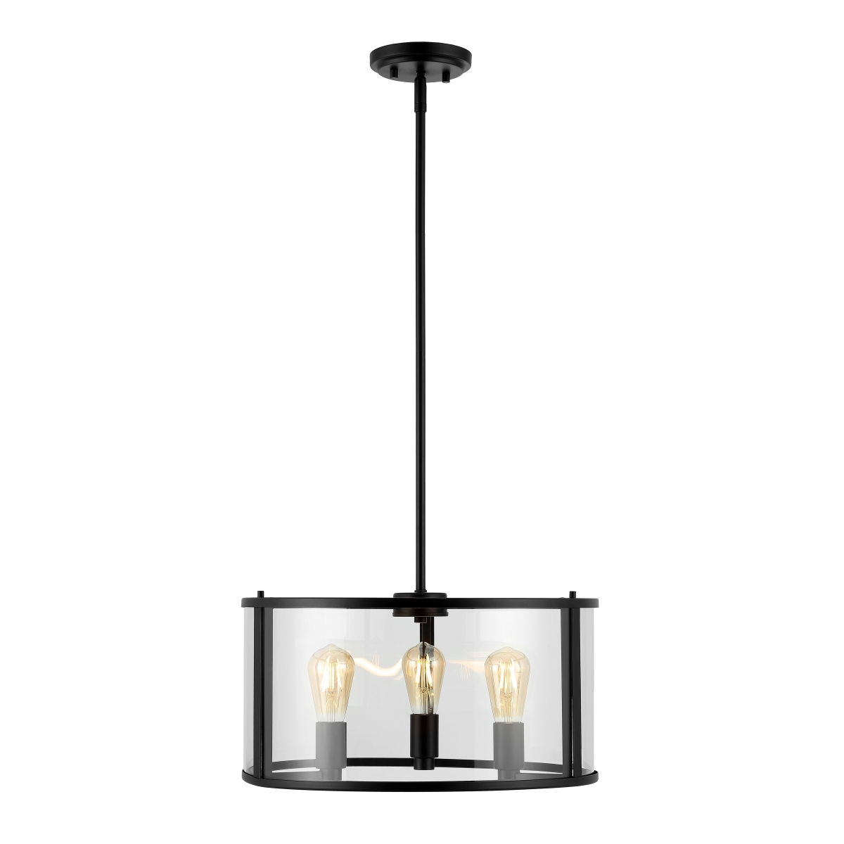 Manlen 3Lt 18 Inch Pendant - Bronze - Safavieh - Image 5