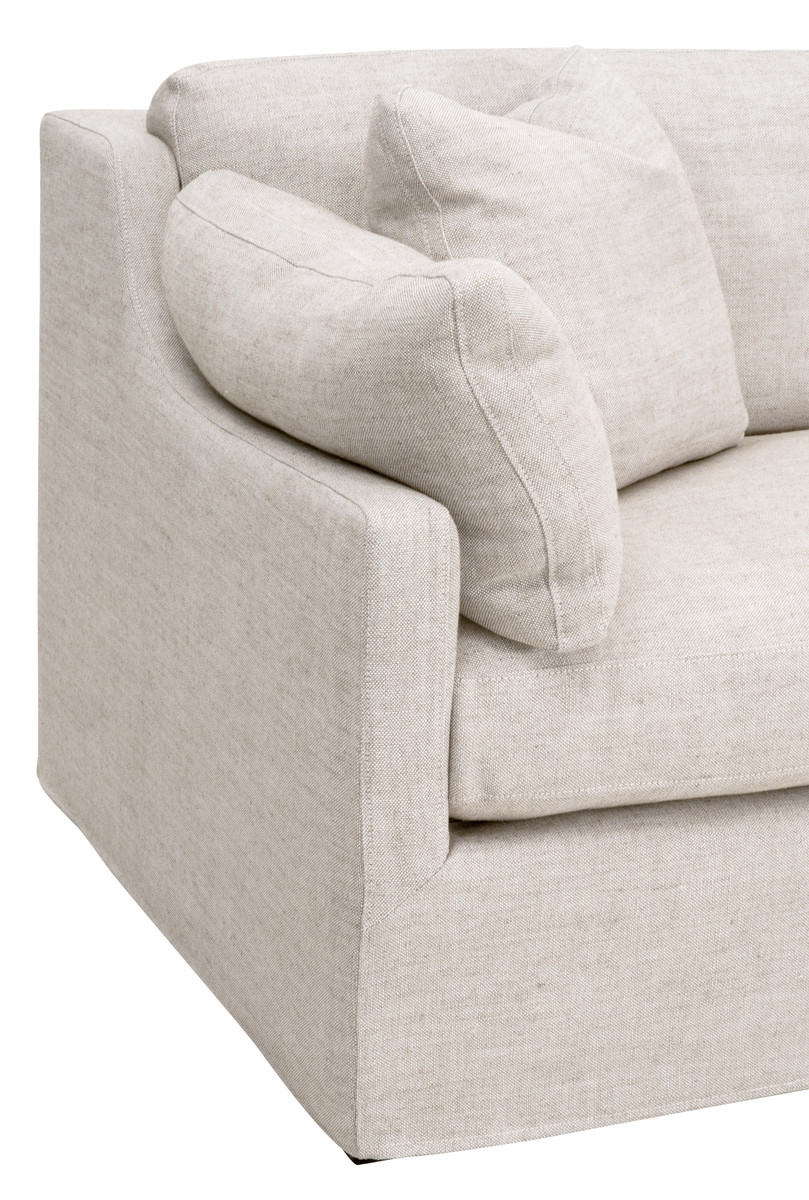 Lena 95" Slope Arm Slipcover Sofa - Image 3
