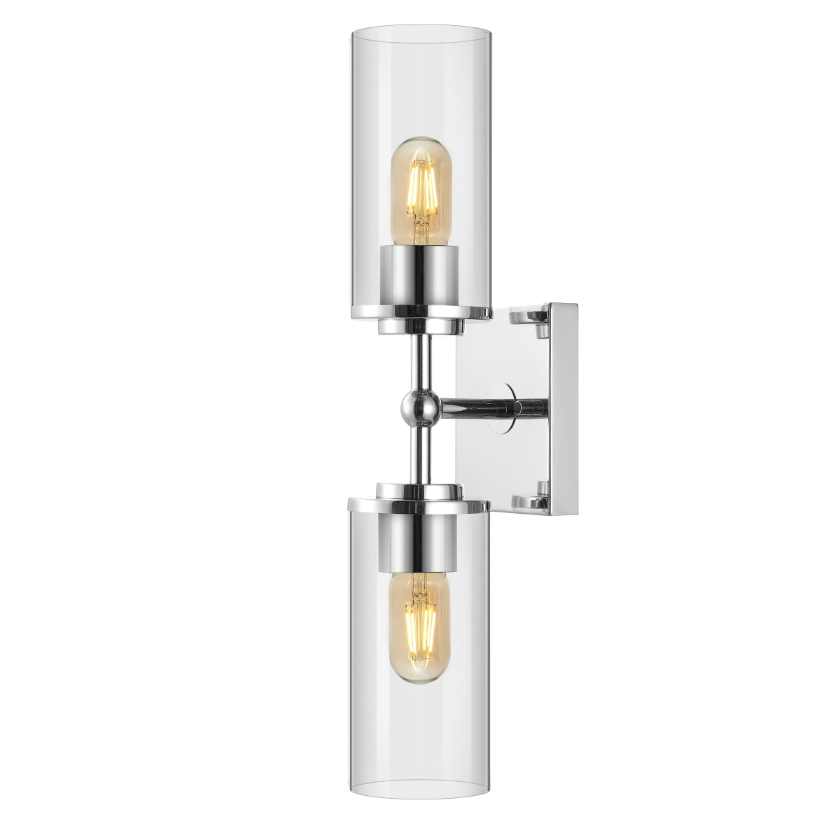 Lolita 2 Lt 6" Wall Sconce - Chrome - Safavieh - Image 6
