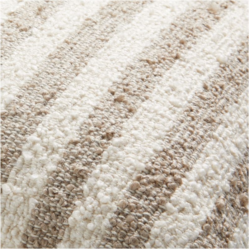 Pansy 22"x15" Stripe Outdoor Lumbar Pillow by Leanne Ford - Image 1