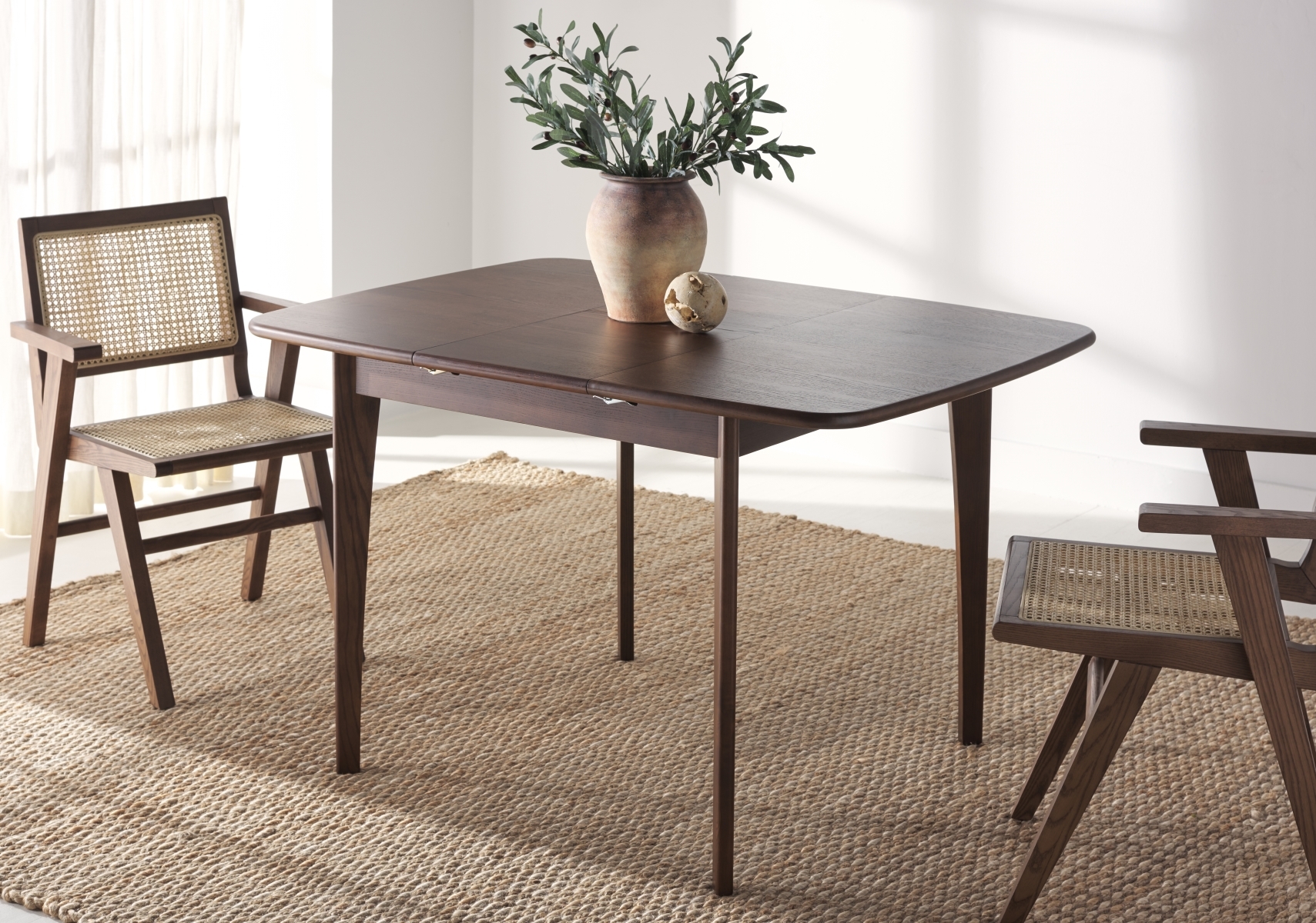 Barbossa Extendable Dining Table - Walnut - Image 1