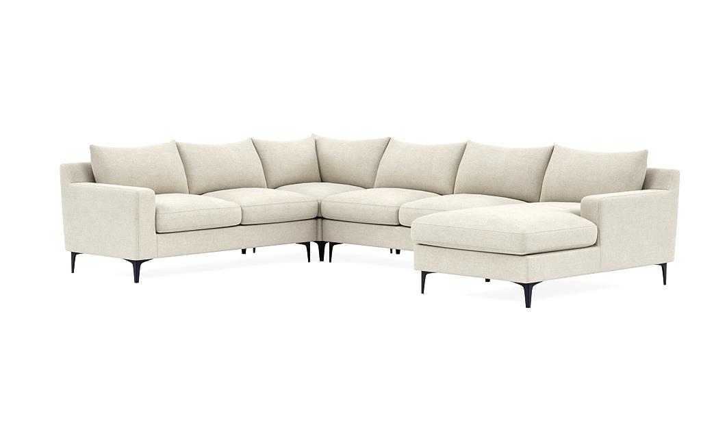 Sloan 4-Piece Corner Sectional Sofa with Right Chaise - Image 2