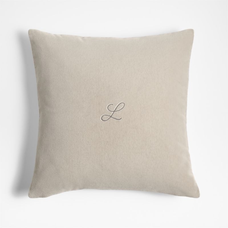 Faux Mohair Recycled 20x20 Moonbeam White Throw Pillow Cover - Image 10