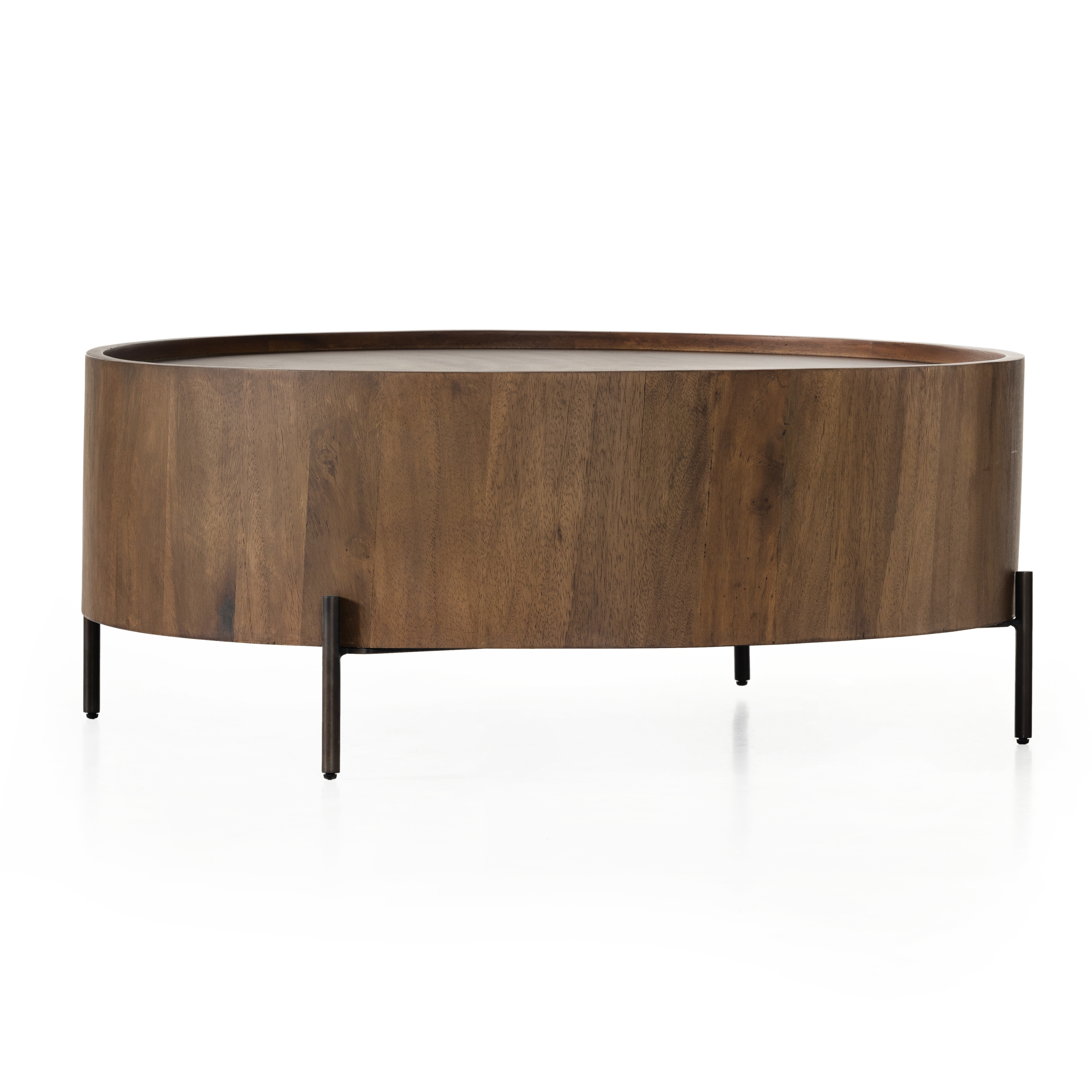 Lunas Drum Coffee Table-Guanacaste - Image 3