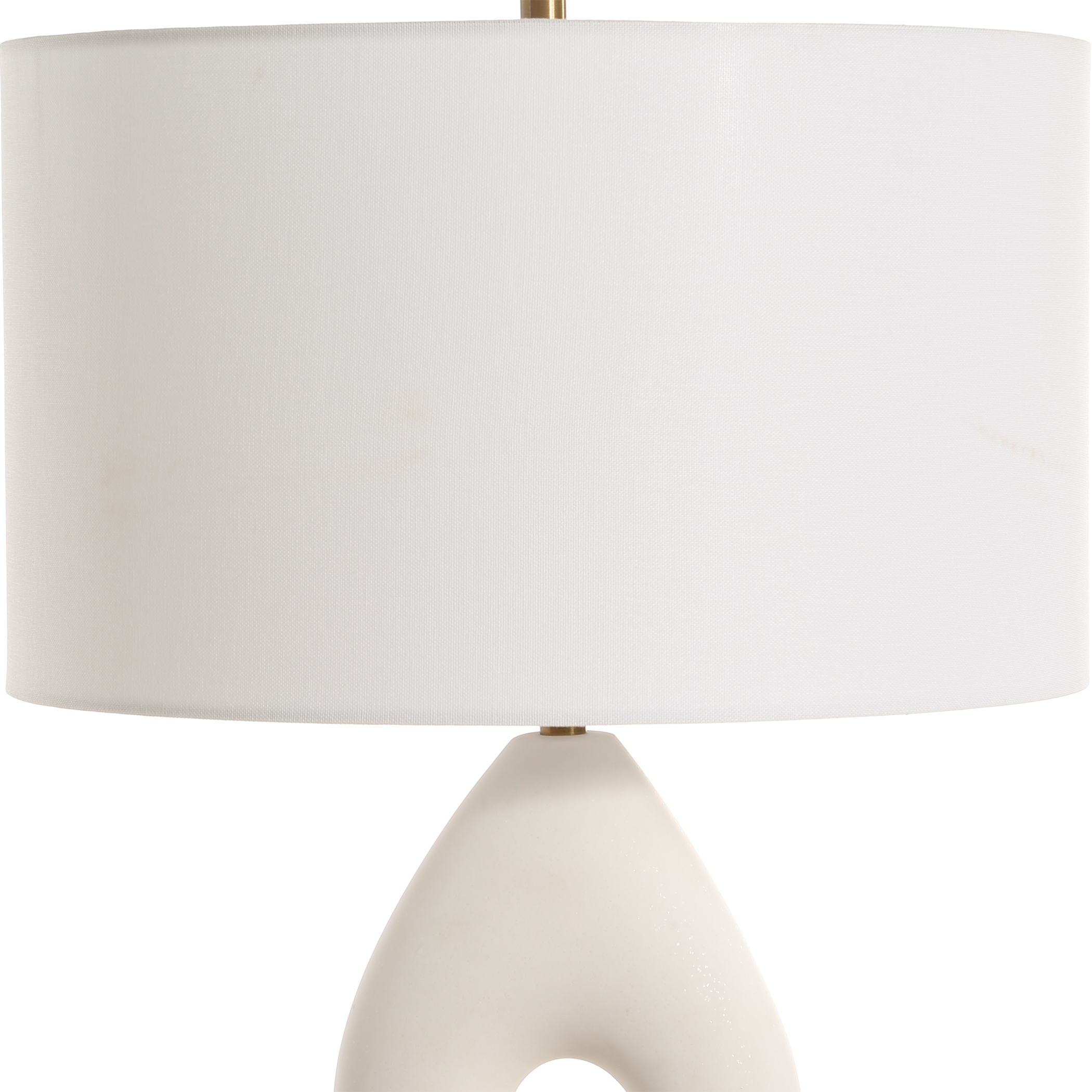 Meridian Ivory Stone Table Lamp - Image 4