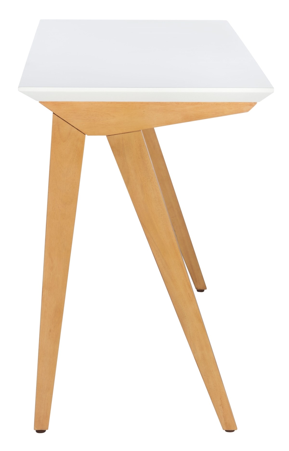 Reid Desk - Oak / White - Safavieh - Image 4