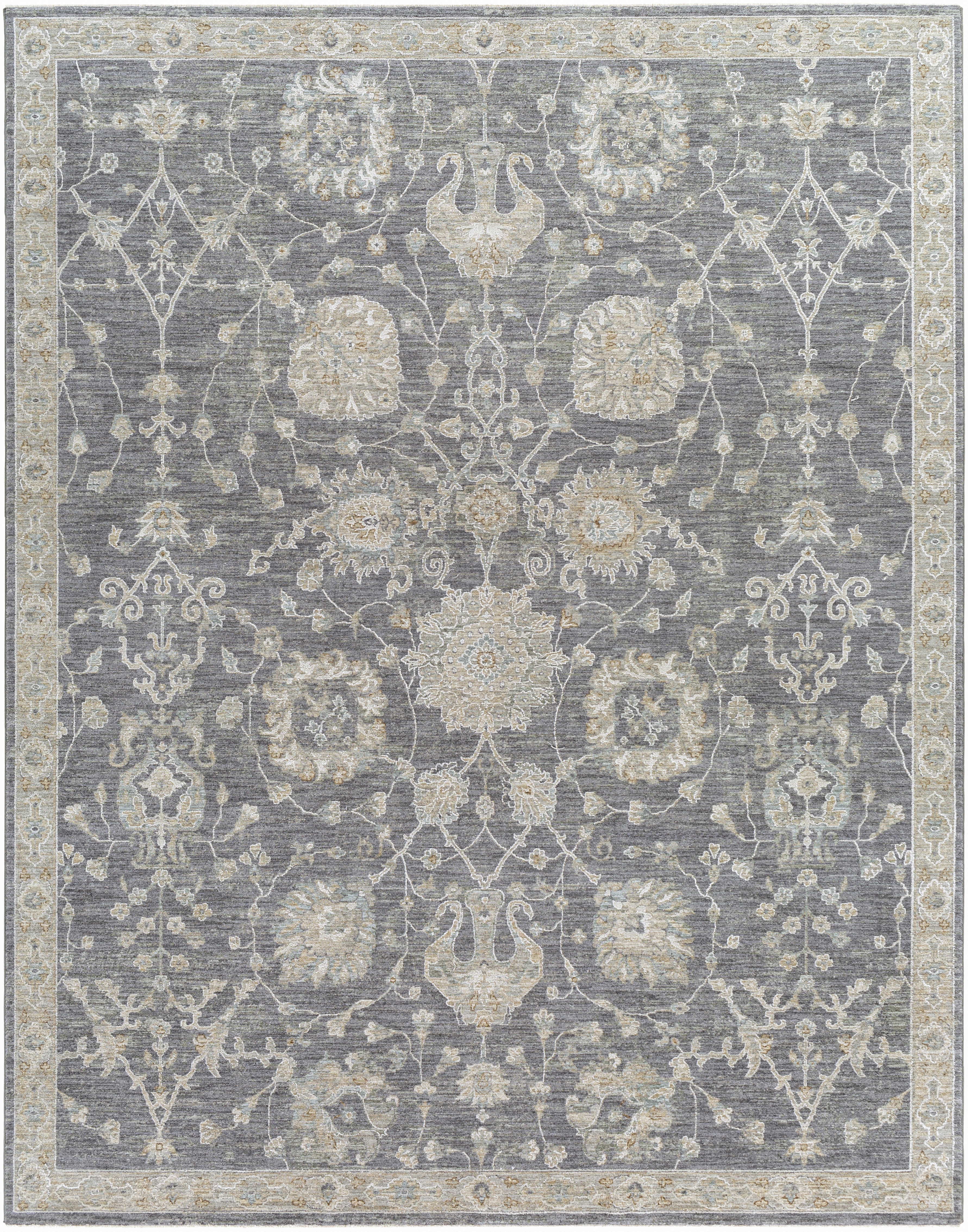 Avant Garde Gray Indoor 7'10" x 10'2" Machine Woven Rug - Image 0