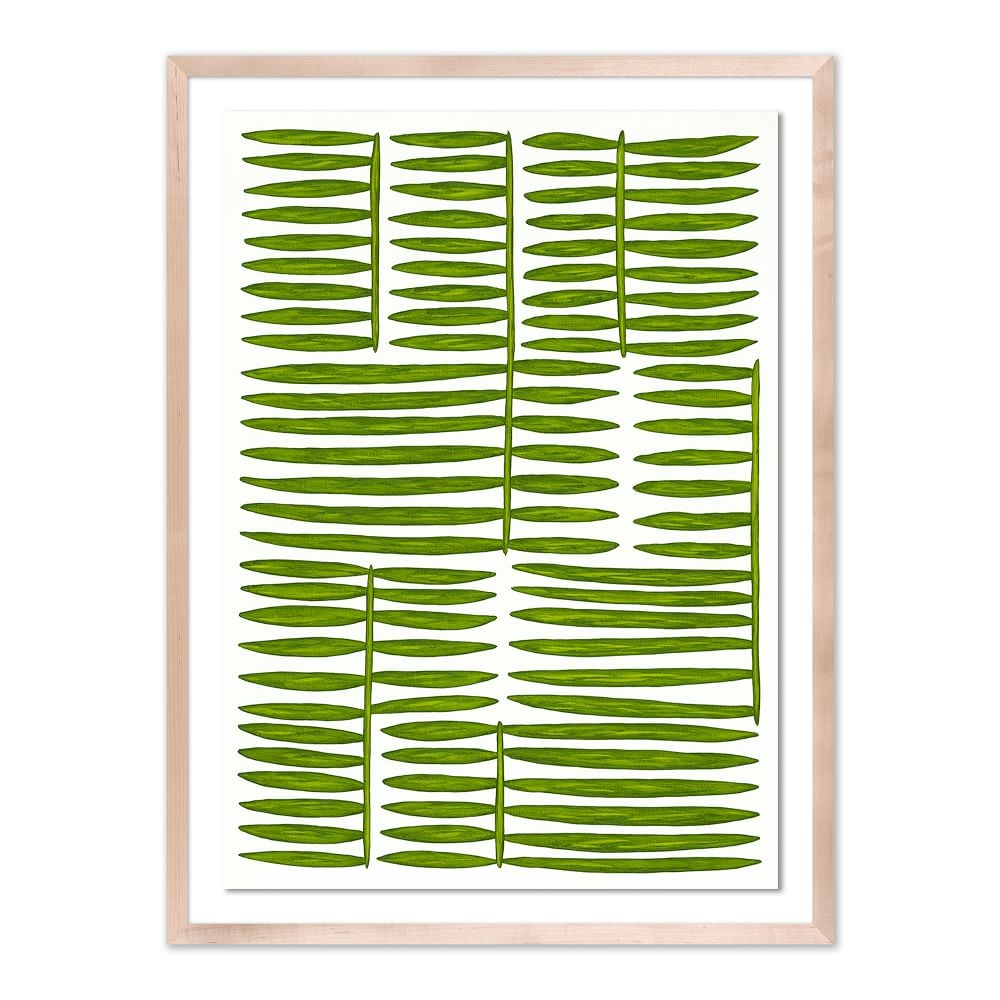 Incrementum By Marianne Hendriks, Framed Paper, Giclee Print, Natural, 18x24 - Image 0
