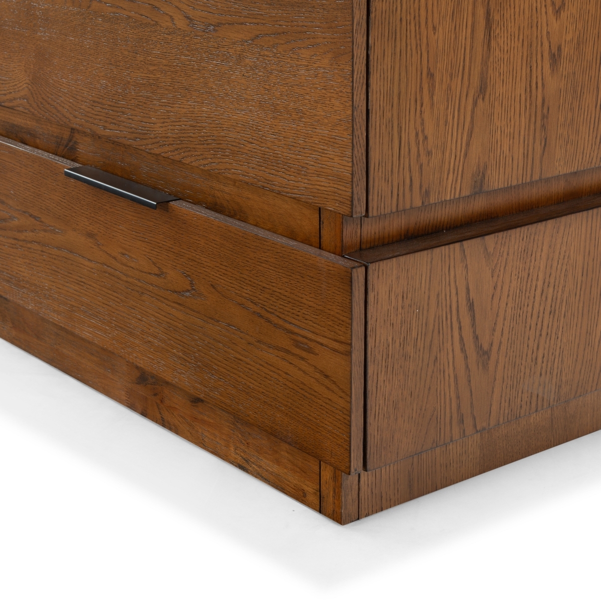 Titus 6 Drawer Stacked Dresser - Medium Oak - Image 5