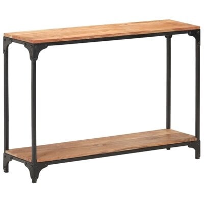 17 Stories Console Table 43.3"X11.8"X29.5" Solid Mango Wood - Image 0