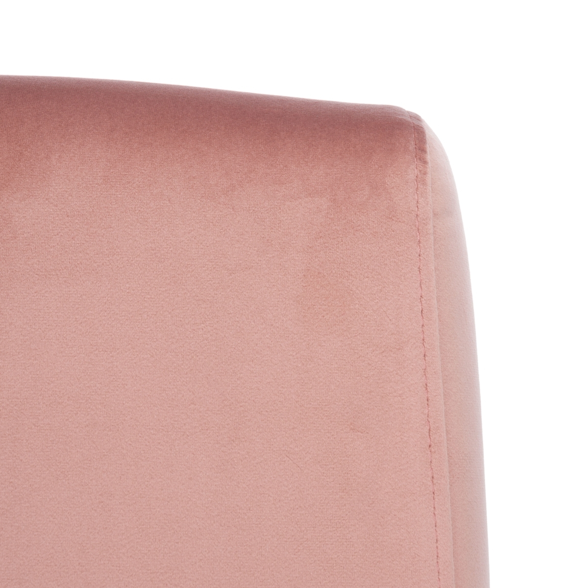 Romilly Velvet Accent Chair - Dusty Rose / Gold - Safavieh - Image 2