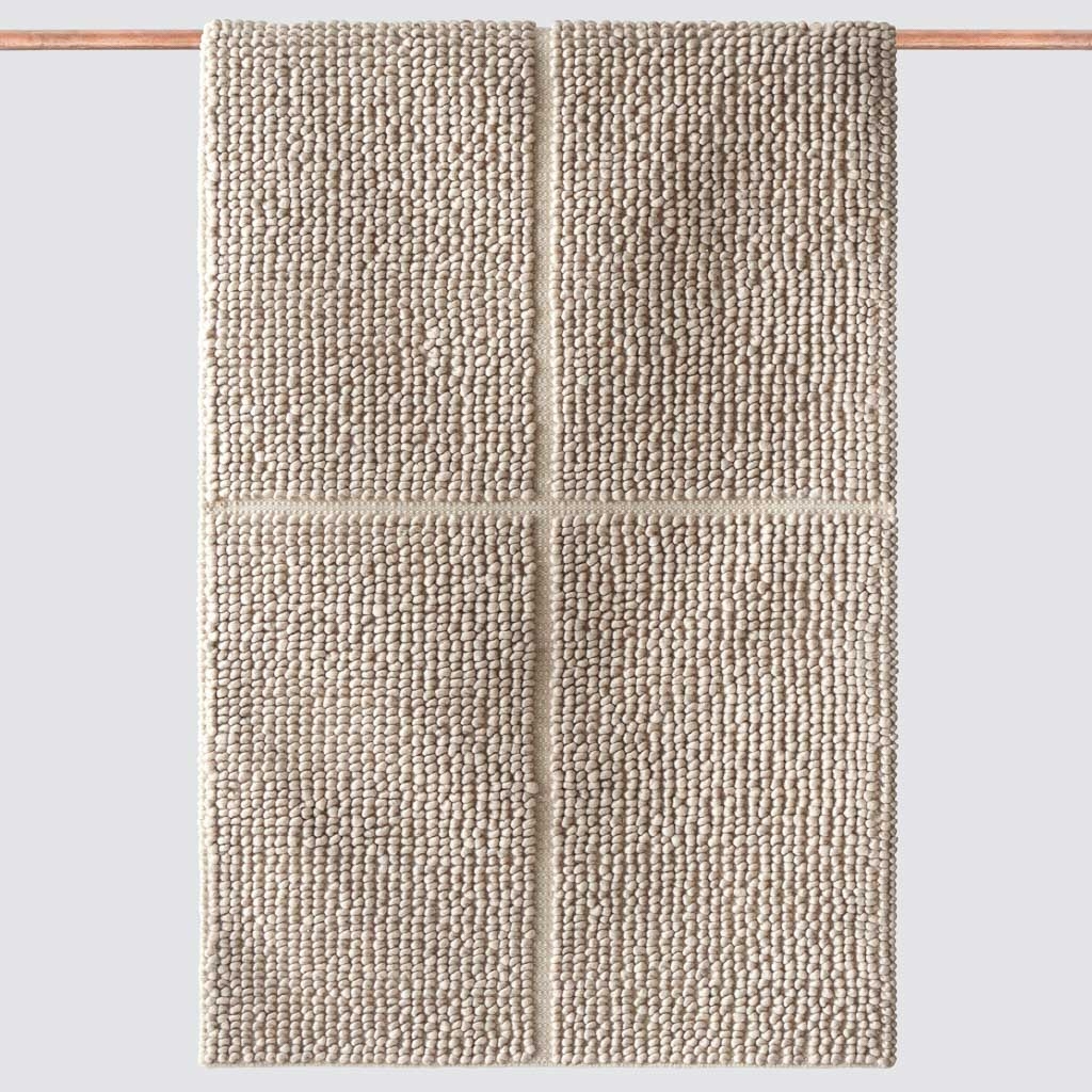 The Citizenry Samir Handwoven Accent Rug | 2' x 3' | Ecru - Image 8