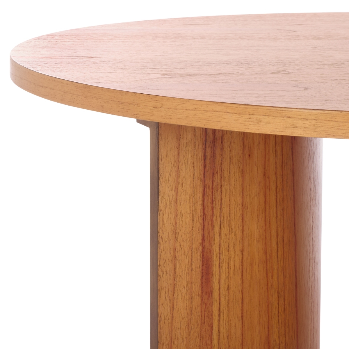 Audriella Round Wood Accent Table - Natural - Image 1