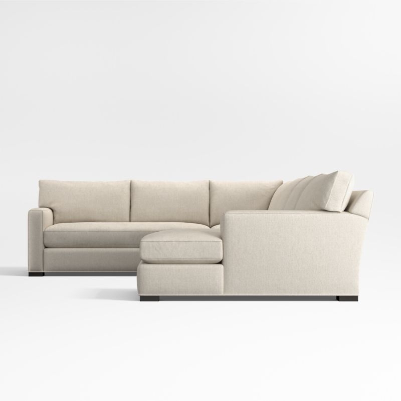 Axis 4-Piece L-Shaped Bench Sectional Sofa with Chaise Lounge - Image 2