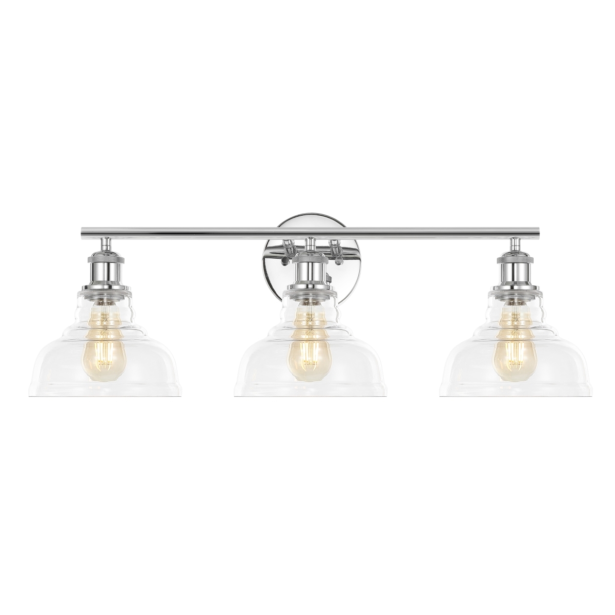 Calyna 3Lt 27.25" Wall Sconce - Chrome - Image 5