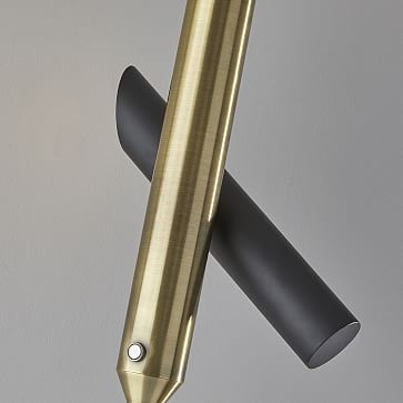 Modern Focus LED Floor Lamp, Brass &amp; Bronze - Image 3