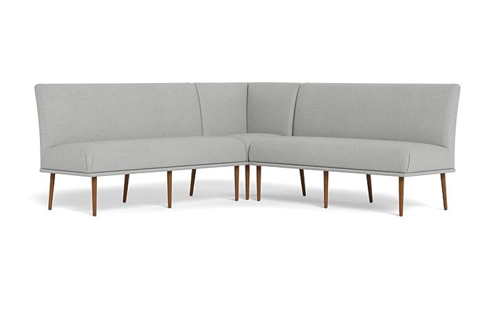 Dorian Upholstered Corner Banquette with Tufting Option - Image 2