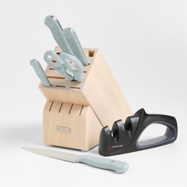 Wusthof ® Gourmet Blue 7-Piece Knife Block Set - Image 0