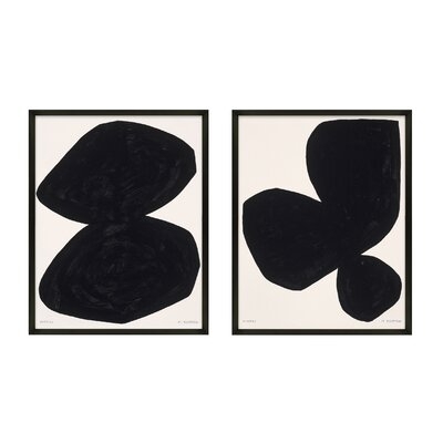 Shauna Module On White. Set Of 2 - 2 Piece Picture Frame Print Set - Image 0