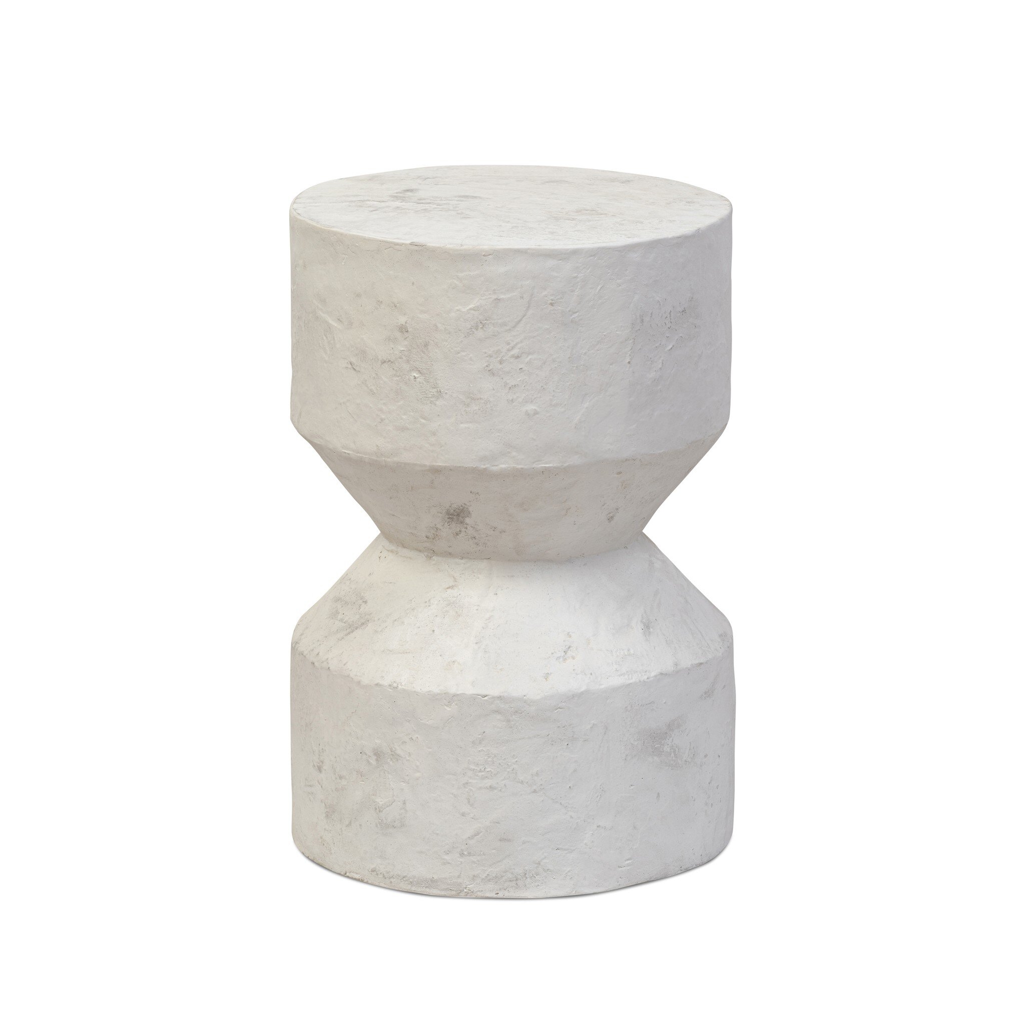 Ara End Table - Textured Lunar Concrete - Image 1